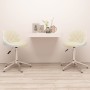 Swivel dining chairs 2 pcs cream and white synthetic leather by vidaXL, dining chairs - Ref: Foro24-335413, Price: 96,84 €, D...