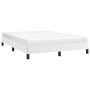 Estructura de cama de cuero sintético blanco 140x190 cm de vidaXL, Camas y somieres - Ref: Foro24-346899, Precio: 96,70 €, De...