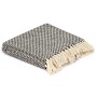 Anthracite gray cotton blanket 125x150 cm by vidaXL, Blankets - Ref: Foro24-133806, Price: 16,09 €, Discount: %