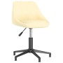 Swivel dining chairs 2 pcs cream velvet by vidaXL, dining chairs - Ref: Foro24-335432, Price: 96,42 €, Discount: %