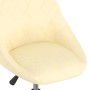 Swivel dining chairs 2 pcs cream velvet by vidaXL, dining chairs - Ref: Foro24-335432, Price: 96,42 €, Discount: %