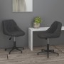 Swivel dining chairs 2 units dark gray velvet by vidaXL, dining chairs - Ref: Foro24-335434, Price: 96,58 €, Discount: %