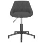 Swivel dining chairs 2 units dark gray velvet by vidaXL, dining chairs - Ref: Foro24-335434, Price: 96,99 €, Discount: %