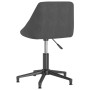 Swivel dining chairs 2 units dark gray velvet by vidaXL, dining chairs - Ref: Foro24-335434, Price: 96,99 €, Discount: %