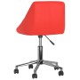 Swivel dining chairs 2 units red synthetic leather by vidaXL, dining chairs - Ref: Foro24-335453, Price: 96,93 €, Discount: %