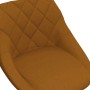 Swivel dining chairs 2 pcs brown velvet by vidaXL, dining chairs - Ref: Foro24-335515, Price: 115,99 €, Discount: %