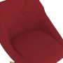 Silla de comedor giratoria de terciopelo vino tinto de vidaXL, Sillas de comedor - Ref: Foro24-335534, Precio: 88,66 €, Descu...