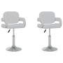 Swivel dining chairs 2 units white synthetic leather by vidaXL, dining chairs - Ref: Foro24-335557, Price: 139,77 €, Discount: %