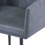 Dining chairs 6 units gray artificial suede leather by vidaXL, dining chairs - Ref: Foro24-3051098, Price: 434,97 €, Discount: %