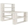 Garden pallet furniture set 6 pieces wood with cream cushions by vidaXL, Garden sets - Ref: Foro24-3052465, Price: 625,99 €, ...