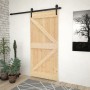 Sliding door with solid pine wood fittings 80x210 cm by vidaXL, Doors - Ref: Foro24-3057491, Price: 186,95 €, Discount: %