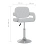 Swivel dining chairs 2 units white synthetic leather by vidaXL, dining chairs - Ref: Foro24-335557, Price: 139,77 €, Discount: %