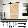 Sliding door with solid pine wood fittings 80x210 cm by vidaXL, Doors - Ref: Foro24-3057492, Price: 184,50 €, Discount: %