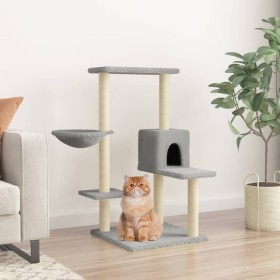 Cat scratching post with light gray sisal posts 95 cm by vidaXL, Cat furniture - Ref: Foro24-172074, Price: 36,99 €, Discount: %