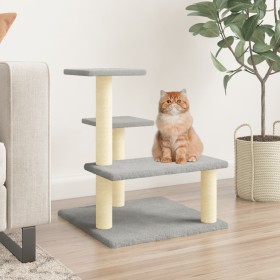 Cat scratcher with light gray sisal posts 61 cm by vidaXL, Cat furniture - Ref: Foro24-172086, Price: 31,99 €, Discount: %