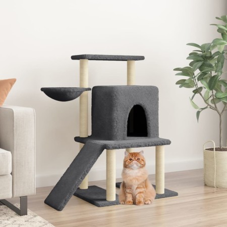 Cat scratcher with dark gray sisal posts 96.5 cm by vidaXL, Cat furniture - Ref: Foro24-172078, Price: 44,73 €, Discount: %