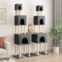 Cat scratching post with dark gray sisal posts 199 cm by vidaXL, Cat furniture - Ref: Foro24-172081, Price: 107,98 €, Discoun...