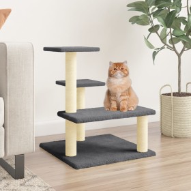 Cat scratching post with dark gray sisal posts 61 cm by vidaXL, Cat furniture - Ref: Foro24-172087, Price: 35,99 €, Discount: %