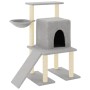 Rascador para gatos con postes de sisal gris claro 96,5 cm de vidaXL, Mobiliario para gatos - Ref: Foro24-172077, Precio: 43,...