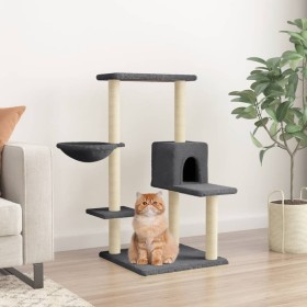 Cat scratching post with dark gray sisal posts 95 cm by vidaXL, Cat furniture - Ref: Foro24-172075, Price: 36,99 €, Discount: %