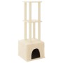 Cat scratching post with cream sisal posts 133.5 cm by vidaXL, Cat furniture - Ref: Foro24-172082, Price: 41,30 €, Discount: %