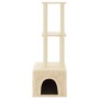 Cat scratching post with cream sisal posts 133.5 cm by vidaXL, Cat furniture - Ref: Foro24-172082, Price: 41,30 €, Discount: %