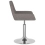 Silla de comedor giratoria tela gris oscuro de vidaXL, Sillas de comedor - Ref: Foro24-3084868, Precio: 71,99 €, Descuento: %