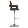 Kitchen stools 2 units brown synthetic leather by vidaXL, Kitchen stools - Ref: Foro24-335580, Price: 169,18 €, Discount: %