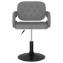 Light gray fabric swivel dining chair by vidaXL, dining chairs - Ref: Foro24-335587, Price: 81,99 €, Discount: %