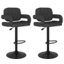 Kitchen stools 2 units dark gray fabric by vidaXL, Kitchen stools - Ref: Foro24-335618, Price: 187,82 €, Discount: %