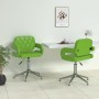 Swivel dining chairs 2 units green synthetic leather by vidaXL, dining chairs - Ref: Foro24-335666, Price: 168,89 €, Discount: %