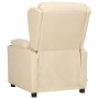 Sillón elevable tela crema de vidaXL, Sillones - Ref: Foro24-3093432, Precio: 291,99 €, Descuento: %