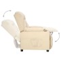 Sillón elevable tela crema de vidaXL, Sillones - Ref: Foro24-3093432, Precio: 291,99 €, Descuento: %