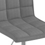 Swivel dining chairs 2 units light gray fabric by vidaXL, dining chairs - Ref: Foro24-335697, Price: 111,97 €, Discount: %