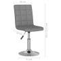 Swivel dining chairs 2 units light gray fabric by vidaXL, dining chairs - Ref: Foro24-335697, Price: 111,97 €, Discount: %