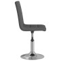 Sillas de comedor giratorias 2 unidades tela gris oscuro de vidaXL, Sillas de comedor - Ref: Foro24-335698, Precio: 110,16 €,...