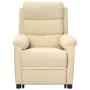 Sillón de masaje elevable tela color crema de vidaXL, Sillones de masaje eléctricos - Ref: Foro24-3098278, Precio: 375,99 €, ...