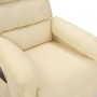 Liftable cream fabric massage chair by vidaXL, Electric massage chairs - Ref: Foro24-3098278, Price: 375,71 €, Discount: %