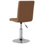 Swivel dining chairs 2 units brown fabric by vidaXL, dining chairs - Ref: Foro24-335700, Price: 122,99 €, Discount: %