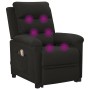 Elevating massage armchair in black fabric by vidaXL, Electric massage chairs - Ref: Foro24-3098271, Price: 341,99 €, Discoun...