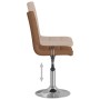 Swivel dining chairs 2 units brown fabric by vidaXL, dining chairs - Ref: Foro24-335700, Price: 122,99 €, Discount: %