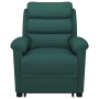 Sillón elevable tela verde oscuro de vidaXL, Sillones - Ref: Foro24-3098263, Precio: 360,42 €, Descuento: %