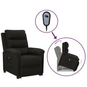 Sillón elevable tela negro de vidaXL, Sillones - Ref: Foro24-3098259, Precio: 378,99 €, Descuento: %