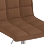 Swivel dining chairs 2 units brown fabric by vidaXL, dining chairs - Ref: Foro24-335700, Price: 122,99 €, Discount: %