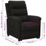 Black fabric lifting armchair by vidaXL, Armchairs - Ref: Foro24-3098259, Price: 378,99 €, Discount: %