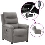 Electric recliner light gray fabric by vidaXL, Armchairs - Ref: Foro24-3098963, Price: 246,31 €, Discount: %