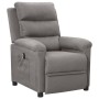 Sillón reclinable eléctrico tela gris claro de vidaXL, Sillones - Ref: Foro24-3098963, Precio: 246,31 €, Descuento: %