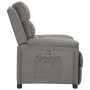 Sillón reclinable eléctrico tela gris claro de vidaXL, Sillones - Ref: Foro24-3098963, Precio: 246,31 €, Descuento: %