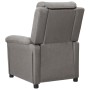 Electric recliner light gray fabric by vidaXL, Armchairs - Ref: Foro24-3098963, Price: 246,31 €, Discount: %