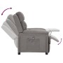 Sillón reclinable eléctrico tela gris claro de vidaXL, Sillones - Ref: Foro24-3098963, Precio: 246,31 €, Descuento: %